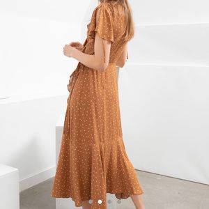 & Other Stories Midi Handkerchief Dress